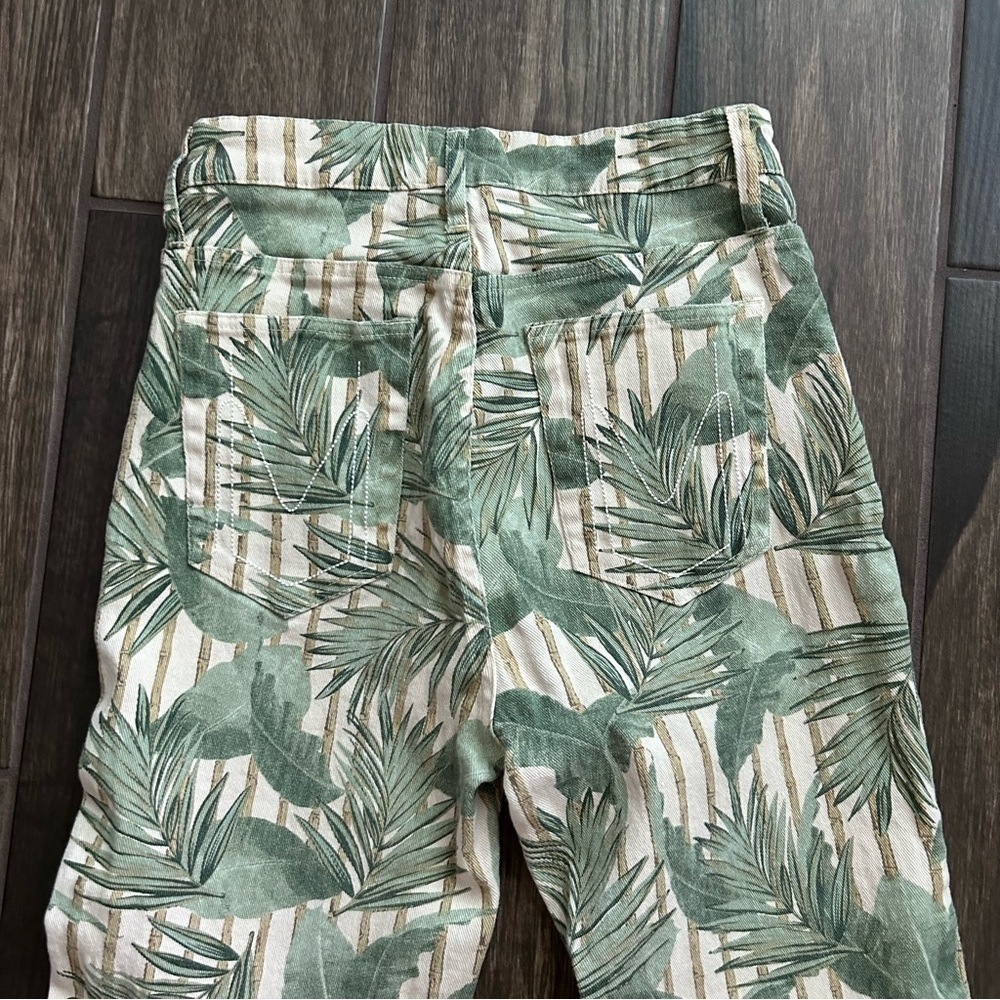 Show Me You Mumu Women’s Cropped Hawn Trouser in Bamboo Palm Sz 27 - Picture 7 of 9
